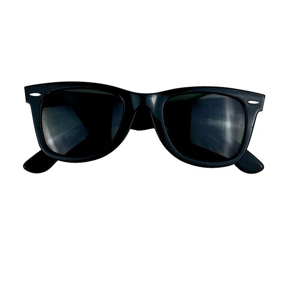 Ray-Ban Other - Vintage Ray-Ban‎ Wayfarer Sunglasses Shiny Black B&L 5022 L2008 UWAS Gray Lenses